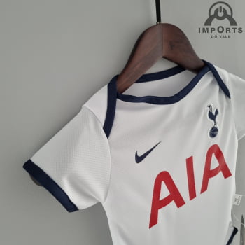 Body Infantil Tottenham I 22/23 + Personalização Grátis 