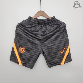 Calção Chelsea 21/22 Treino - Preto/laranja