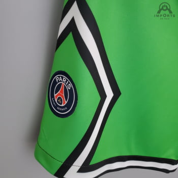 Calção Paris Saint-Germain (PSG) 21/22 Goleiro - Verde