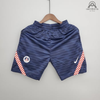 Calção Paris Saint-Germain (PSG) 21/22 Treino - Azul marinho/vermelho
