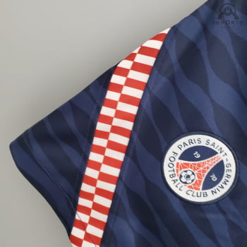 Calção Paris Saint-Germain (PSG) 21/22 Treino - Azul marinho/vermelho
