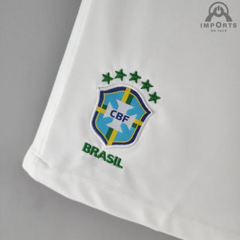 Calção Seleção Brasileira 2022- Branco
