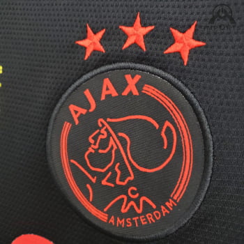 Camisa Ajax 21/22 Versão Torcedor Ed. Especial Bob Marley + Personalização Grátis
