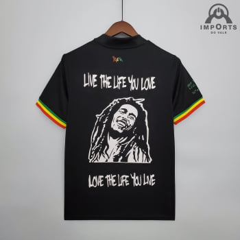 Camisa Ajax 21/22 Versão Torcedor Ed. Especial Bob Marley + Personalização Grátis
