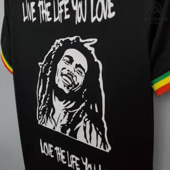 Camisa Ajax 21/22 Versão Torcedor Ed. Especial Bob Marley + Personalização Grátis