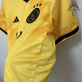 Camisa Ajax 23/24 Versão Torcedor Ed. Especial Amarela + Personalização Grátis