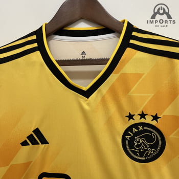 Camisa Ajax 23/24 Versão Torcedor Ed. Especial Amarela + Personalização Grátis