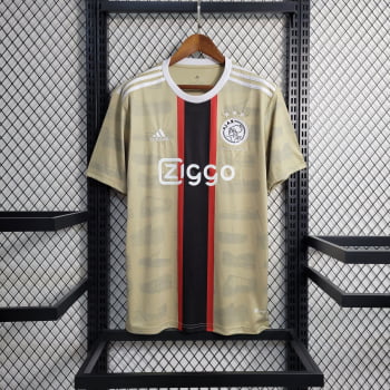 Camisa Ajax 23/24 Versão Torcedor Ed. Especial Daily Paper + Personalização Grátis 
