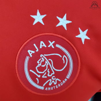 Camisa Gola Polo Ajax 21/22 Treino - Vermelha