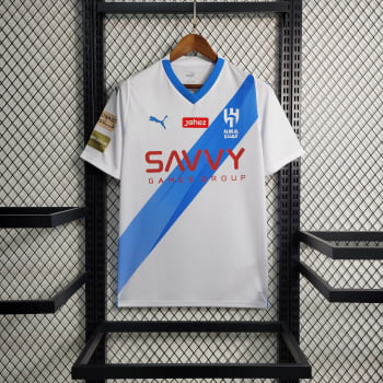 Camisa Al-Hilal II 23/24 Versão Torcedor + Personalização Grátis Camisa Al-Hilal II 23/24 Versão Torcedor + Personalização Grátis
