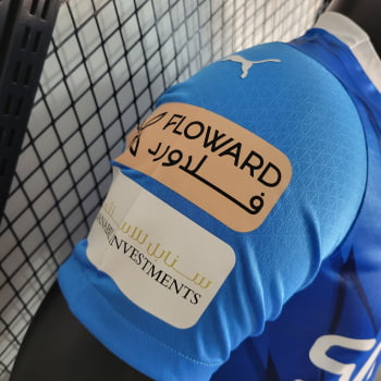 Camisa Al-Hilal I 23/24 Versão Jogador + Personalização Grátis