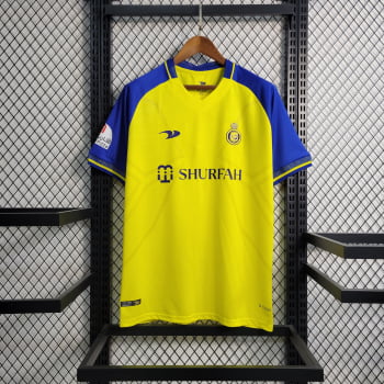 Camisa Al-Nassr I 22/23 Versão Torcedor + Personalização Grátis Camisa Al-Nassr I 22/23 Versão Torcedor + Personalização Grátis
