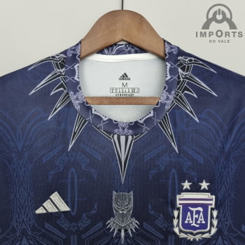Camisa da Seleção Argentina 2022 Ed. Especial Azul + Personalização Grátis 