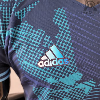 Camisa da Seleção Argentina 2022 Ed. Comemorativa Azul Versão Jogador 