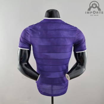 Camisa da Seleção Argentina 2022 Ed. Concept Roxa Versão Jogador + Personalização Grátis