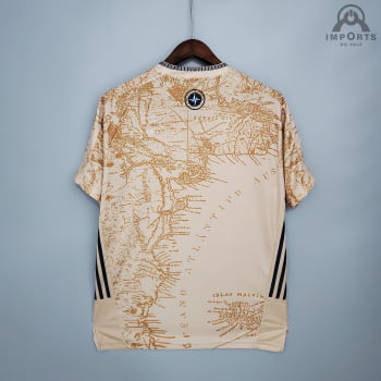 Camisa da Seleção Argentina 2021 Ed. Especial Golden x Memorial + Personalização Grátis