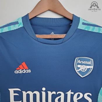 Camisa Arsenal 21/22 Treino - Azul