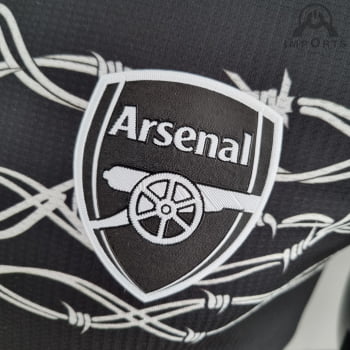 Camisa Arsenal 22/23 Versão Jogador Ed. Concept Preto