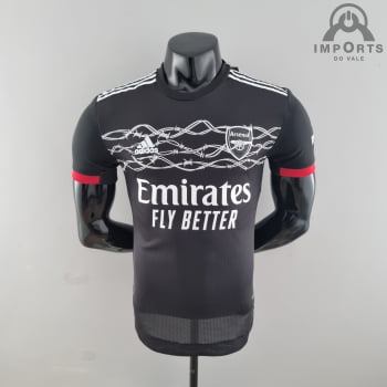 Camisa Arsenal 22/23 Versão Jogador Ed. Concept Preto