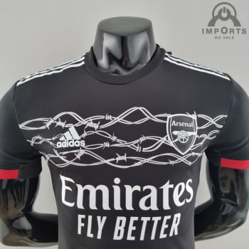 Camisa Arsenal 22/23 Versão Jogador Ed. Concept Preto