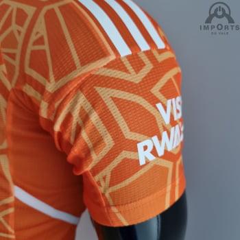 Camisa Arsenal 22/23 Versão Jogador Goleiro Laranja + Personalização Grátis