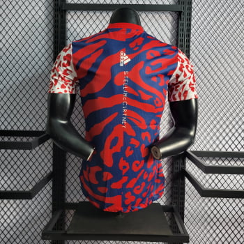 Camisa Arsenal 22/23 Versão Jogador Treino - Vermelha/azul