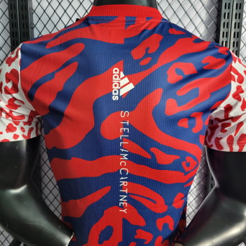 Camisa Arsenal 22/23 Versão Jogador Treino - Vermelha/azul