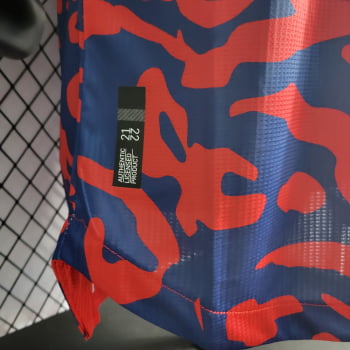 Camisa Arsenal 22/23 Versão Jogador Treino - Vermelha/azul