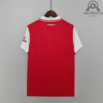 Camisa Arsenal I 22/23 Versão Torcedor + Personalização Grátis