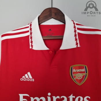 Camisa Arsenal I 22/23 Versão Torcedor + Personalização Grátis