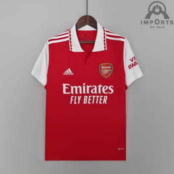 Camisa Arsenal I 22/23 Versão Torcedor + Personalização Grátis