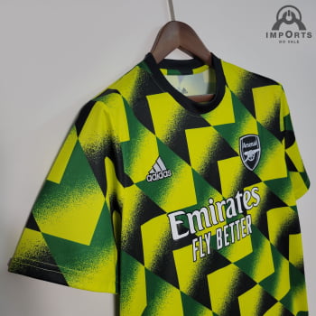Camisa Arsenal 22/23 Versão Torcedor Pré-Jogo