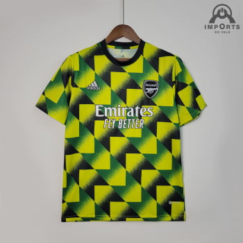 Camisa Arsenal 22/23 Versão Torcedor Pré-Jogo Camisa Arsenal 22/23 Versão Torcedor Pré-Jogo