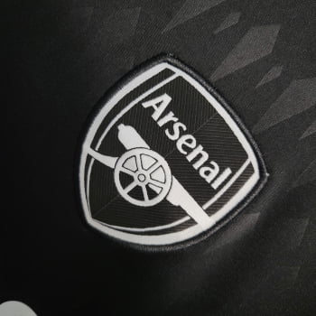 Camisa Arsenal 23/24 Goleiro Preta + Personalização Grátis Camisa Arsenal 23/24 Goleiro Preta + Personalização Grátis