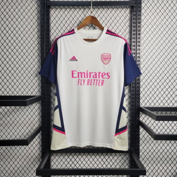 Camisa Arsenal 23/24 Treino - Branca Camisa Arsenal 23/24 Treino - Branca