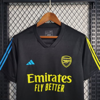 Camisa Arsenal 23/24 Treino - Preta 