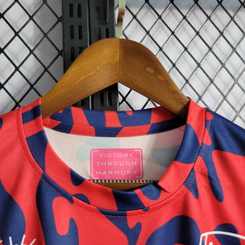 Camisa Arsenal 23/24 Treino - Vermelha/azul