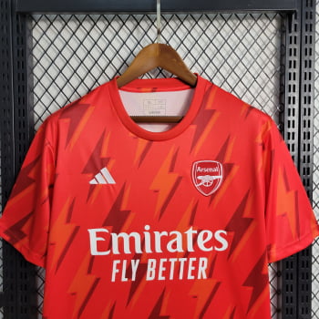 Camisa Arsenal 23/24 Treino - Vermelha 
