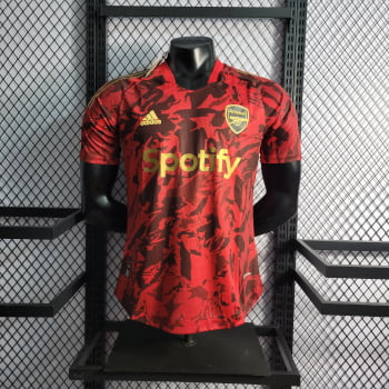 Camisa Arsenal 22/23 Treino Versão Jogador - Vermelha