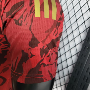 Camisa Arsenal 22/23 Treino Versão Jogador - Vermelha