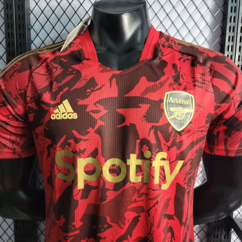 Camisa Arsenal 22/23 Treino Versão Jogador - Vermelha