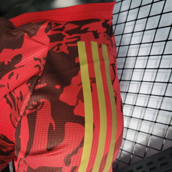 Camisa Arsenal 22/23 Treino Versão Jogador - Vermelha
