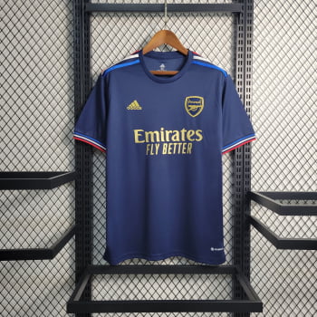 Camisa Arsenal 23/24 Versão Torcedor Ed. Especial Co-Branded + Personalização Grátis Camisa Arsenal 23/24 Versão Torcedor Ed. Especial Co-Branded + Personalização Grátis
