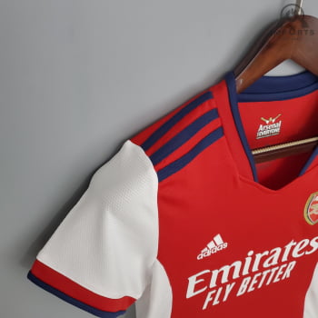 Camisa Arsenal I 21/22 Versão Feminina + Personalização Grátis