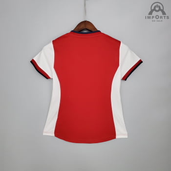 Camisa Arsenal I 21/22 Versão Feminina + Personalização Grátis