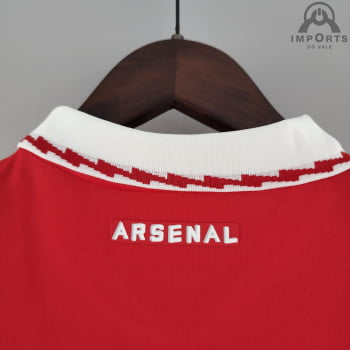 Camisa Arsenal I 22/23 Versão Feminina + Personalização Grátis