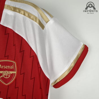 Camisa Arsenal I 23/24 Versão Feminina + Personalização Grátis