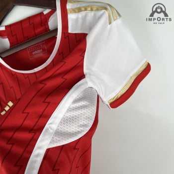 Camisa Arsenal I 23/24 Versão Feminina + Personalização Grátis