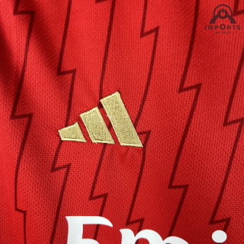 Camisa Arsenal I 23/24 Versão Feminina + Personalização Grátis