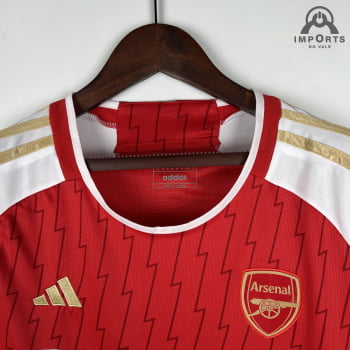 Camisa Arsenal I 23/24 Versão Feminina + Personalização Grátis